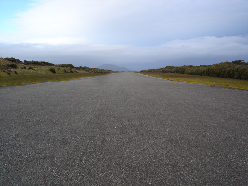 Stewart Island airstrip runway