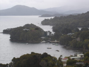 Elevated view near Oban, Stewart Island